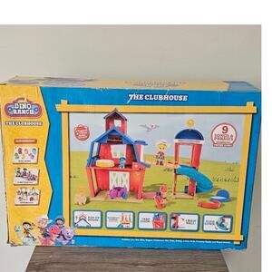 Dino Ranch Clubhouse, Large 12-Inch Playset with Lights & Sound NWT